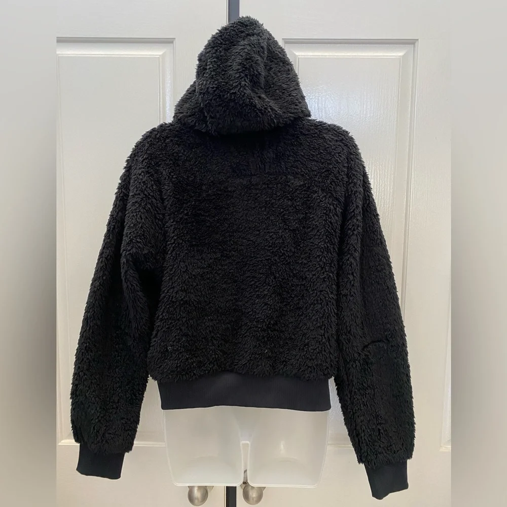NEW wTag-LULULEMON Black Oh So Sherpa Half Zip 6 - Picture 3 of 3